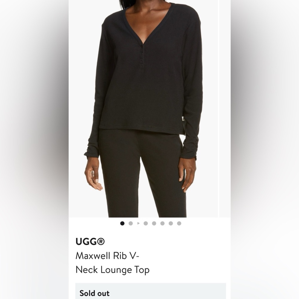 UGG Black Ribbed Knitwear